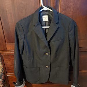 GAP Black Cotton Blazer